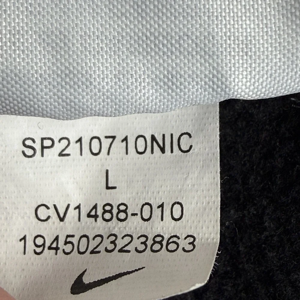Nike Men's F.C. Fleece Jogger Soccer Pants Side Snaps‎ Black Size L, CV1488-010